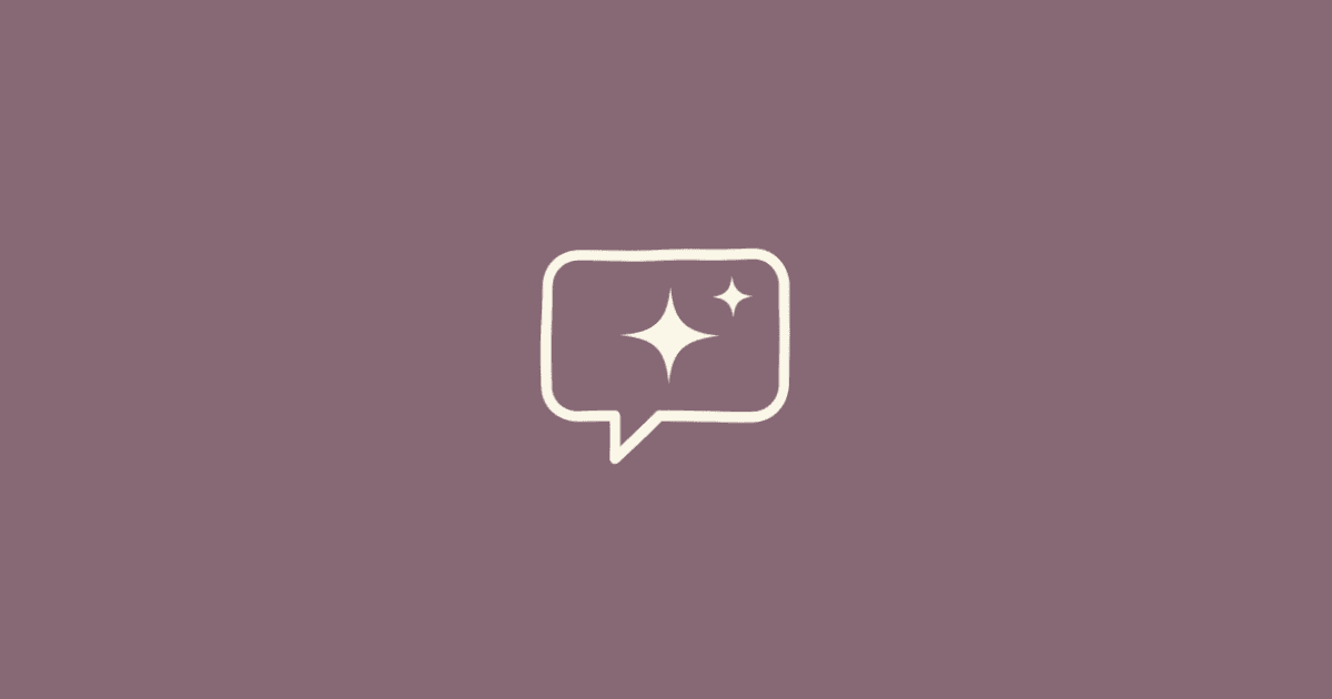 Sparkling chat bubble representing AI that turns incoming travel messages and files into reviewable booking updates.